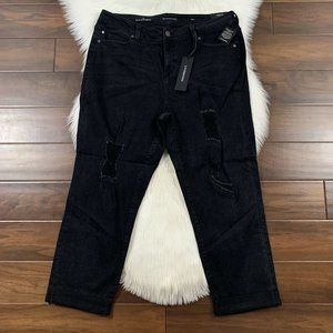 Liverpool Size 18 W Carbon Destruct Peyton Slim Boyfriend Denim …